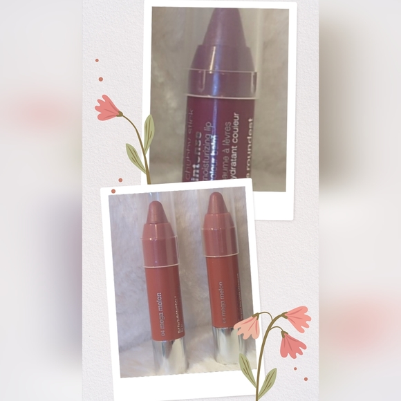 Clinique Other - Brand New Clinique moisturizing lip balm in Mega Melon (2) & Roundest Raspberry